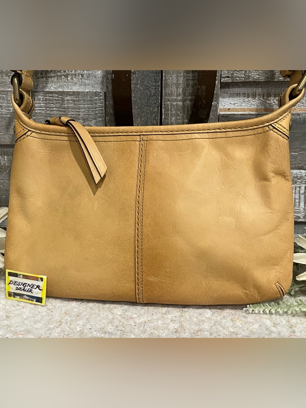 COACH Bleecker Leather Hobo Shoulder Bag Camel VGC! 11415 - Picture 3 of 12